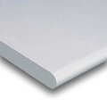 Global Industrial Workbench Top - Plastic Laminate Safety Edge, Light Gray, 48 W x 30 D x 1-5/8 Thick 607289